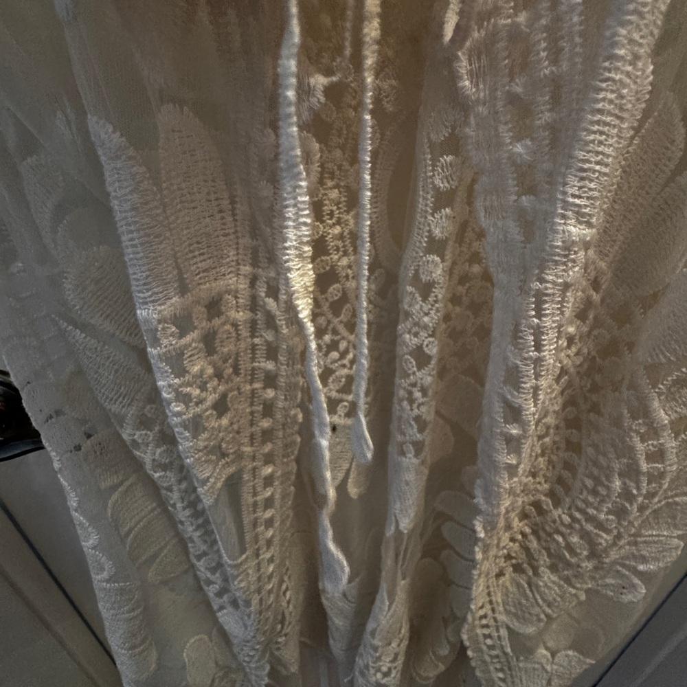 Elegant Lace Cover-Up Caftan KIMONO from Designer Studio One Size BEAUTIFUL ! - Picture 11 of 12